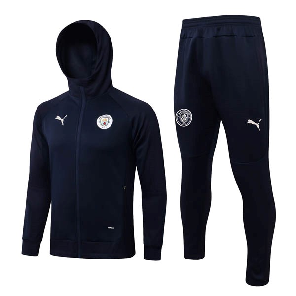 Chandal Con Capucha Manchester City 2022/23 Azul Oscuro